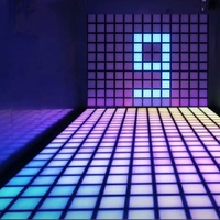 Dalles de jeu interactives immersives à LED pour piste de danse, équipement de divertissement intérieur
