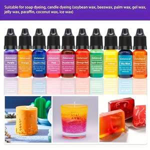 Ensemble de peinture artisanale de 20 couleurs de pigment pour bougies, essence de couleur, teinture faite à la main, adaptée aux débutants, correspondance naturelle des couleurs - Product Image 5