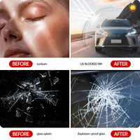 Película de Vinilo para Ventanas de Auto GWFILM, Láminas de Vinilo para Privacidad, Adhesivos para Protección Solar, Cubierta para Ventanas, Protector de Vidrio UV para Autos, Parasol Solar