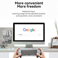 Topleo Air Mouse Gyroscope Moins cher Voix 2.4GHz Télécommande sans fil rétro-éclairé w3 souris à air sans fil