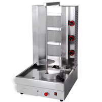 Machine à kebab Doner Shawarma Grill à gaz commercial à 3 brûleurs