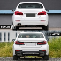 Kit de carrosserie de conversion style MT G30 LCI 2021-2023, version coupée, phares, feux arrière, capot, pare-chocs pour BMW Série 5 F10 F18 2011-2017
