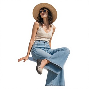 Sandalias de gelatina de cristal Black <span class=keywords><strong>Marz</strong></span> con diseño de flor, transparentes, de boca baja, con suela suave y hueca, para verano, sin cordones - Product Image 1