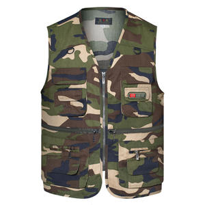 Gilet de travail multi-poches à séchage rapide LAYENNE pour homme, cargo surdimensionné, photographe, <span class=keywords><strong>noir</strong></span>, maille utilitaire, coupe-vent, pêche en plein air, gilet pour homme - Product Image 6