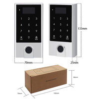 Keypad Sentuh OLED Tahan Air IP66 Kontrol Akses Pintu WiFi Tuya Smart Dengan Kapasitas Pengguna Besar Akses Jarak Jauh Kata Sandi Sementara
