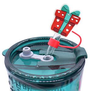 Cubiertas de Silicona para Pajitas de Alta Calidad, Creativas, Nuevas, Serie Día de San Valentín, Decoración de Pajitas con Dibujos Animados - Product Image 5