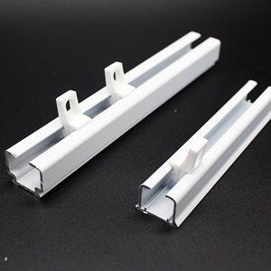 Nhỏ theo dõi & phụ kiện tùy chỉnh nhôm đơn trắng cho rèm truyền thống hoàn thành bức màn đường sắt - Product Image 3