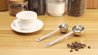 Cuillères doseuses en acier inoxydable à long manche 15 ml Cuillère en acier inoxydable de qualité supérieure Cuillère à soupe et cuillère à café Ensemble de cuillères