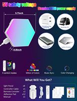 Guirlandes lumineuses LED RGB Boyid Dream Color, bande flexible, connectées par USB, IP65, télécommande, intensité réglable, pour chambre à coucher, rideau