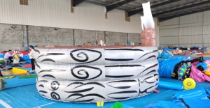Castillo Inflable Impermeable con Diseño de Lucha de Toros, Trampolín Grande para Saltar, Personalizable para Eventos de Carnaval y Festivales al Aire Libre - Product Image 3