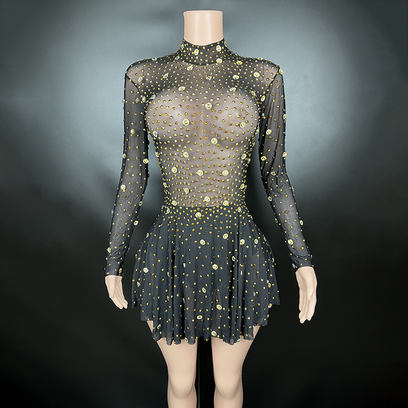 bb prom dresses Navy V-Neck Formal Dress With Elegant Beading Embellishment