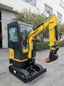 Gratis Verzending!!! China 1ton Mini Graafmachine Hydraulische Met Cabine Met Diesel Euro 5 Motor - Product Image 6