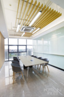 Table de conférence moderne KALN en mélamine, économique, modulaire, pour 8 à 10 personnes, en métal, mobilier de bureau, hôtel, école