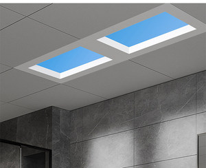 Diode électroluminescente virtuelle en aluminium, lumière du <span class=keywords><strong>soleil</strong></span> artificielle, lucarne, rythme jour-nuit, ciel bleu, plafond intégré, voix, maison intelligente - Product Image 3