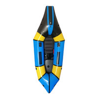 Packraft auto-vidangeant pour eaux vives Frontier Ultralight 210D/420D/840D en TPU, radeau gonflable 2,1-3m pour la pêche