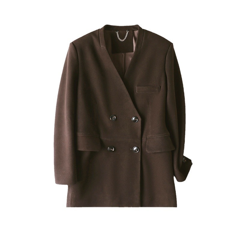 4157 New Arrival Customized Leather Fabric Jacket Suit Suede Sheepskin Coat for Women Girls