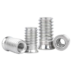 Inserts filetés hexagonaux en acier inoxydable 304 M4 M5 M6 pour meubles, bois, bois tendres - Product Image 1