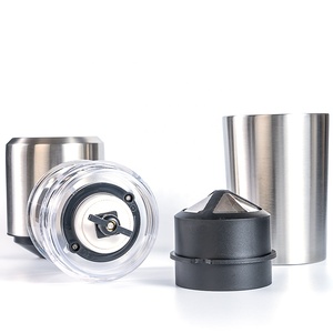 Machine à café portable rechargeable par USB, en acier inoxydable, <span class=keywords><strong>filtre</strong></span> goutte à goutte, machine à café électrique de voyage <span class=keywords><strong>avec</strong></span> <span class=keywords><strong>broyeur</strong></span>, vente en gros - Product Image 3