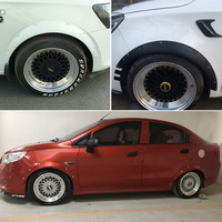 Élargisseurs d'ailes décoratifs universels, kit de carrosserie large pour modification extérieure de berlines, SUV et véhicules tout-terrain