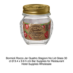 Pot en verre Bormioli Rocco 4 Stagioni 30 cl H 9,6 cm Ø 9,4 cm sans couvercle - Product Image 2