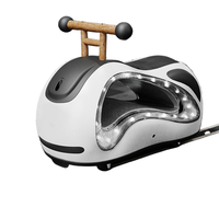 Voiture porteur arachide Mishore à piles pour 0-24 mois, anti-basculement, avec fonction assise et glissante, utilisation silencieuse intérieur/extérieur