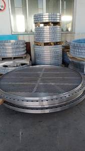 Baffle en acier inoxydable moulé <span class=keywords><strong>de</strong></span> qualité supérieure, à souder sur collecteur <span class=keywords><strong>de</strong></span> tuyauterie, plaque <span class=keywords><strong>de</strong></span> tubes industrielle - Product Image 3