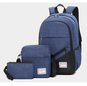 MARKSMAN – sac à dos d'affaires 3 pièces, ensemble de sacs à dos à la mode, Design Simple, tissu Oxford, sac à dos pour ordinateur portable