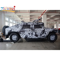 Zhenmei Outil de publicité de ballon de modèle de voiture de Jeep gonflable géant personnalisé