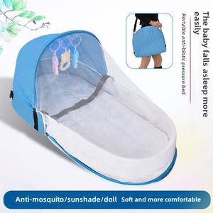 Vente en gros de berceaux pliables anti-pression pratiques pour nouveau-né, berceaux de voyage bioniques isolés pour parents occupés - Product Image 2
