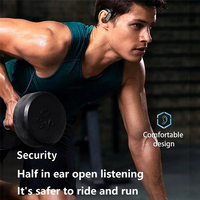 Écouteurs sportifs sans fil A520 à oreille libre, stéréo HiFi 9D, avec contrôle tactile intelligent 5.3, étanches IPX-7, casque à crochet d'oreille avec microphone