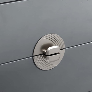Invisible Semi-Circle Zinc Alloy Nordic Style Cabinet Handles Pulls for Kitchen Wardrobe Wine Cabinet Villa-Antirust Durable - Product Image 3