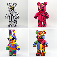 Costume de mascotte géant gonflable en peluche, ours, lapin, pour adultes, pour la promotion des carnavals, costume unisexe d'anime