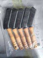 Brosse industrielle à manche en bois pour filetage de composés, ligne BTC 8rd, pour filetage de tuyaux et gaines