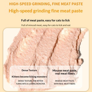 ODM OEM Venta al por Mayor de Alimento Húmedo <span class=keywords><strong>para</strong></span> <span class=keywords><strong>Gatos</strong></span>, Pasta de Atún y Salmón Sin Granos y Alta en Proteínas, 15g, Puré Lameable <span class=keywords><strong>para</strong></span> Gatitos Pequeños y <span class=keywords><strong>Gatos</strong></span> Adultos - Product Image 3
