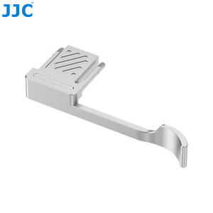 JJC Nouvelle Version Poignée en Alliage d'Aluminium Noir/Argent Thumbs Up pour FUJI X100VI, X100V, X100F, <span class=keywords><strong>X100T</strong></span>, X100S, X100, X-E4 et X-E3 - Product Image 2