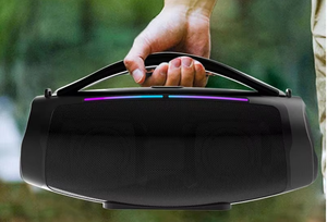 Mejor <span class=keywords><strong>precio</strong></span> de fábrica modelo privado reproductor de música TF TWS sonido estéreo Boomsbox altavoz inalámbrico portátil al aire libre con luces LED RGB - Product Image 3
