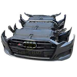 Paraurti anteriore completo di alta qualità, adatto per il modello <span class=keywords><strong>Audi</strong></span> <span class=keywords><strong>A6</strong></span> C8, incluso griglia, radiatore, cofano motore e pannelli laterali - Product Image 3