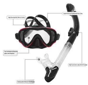 Deep Sea Underwater Breathe <span class=keywords><strong>nuoto</strong></span> Scuba Free Diving Goggles and Snorkel - Product Image 4