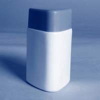 HOPECK 25-100ML Bouteille en PET blanche de qualité médicale écologique pour capsules, impression sérigraphique pour flacons vides, pilules, vitamines, avec bouchon à vis