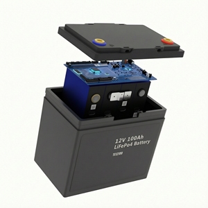 Paquete de Baterías de Iones de Litio LiFePO4 PMI TE12100 de 12 V y 100 Ah, Garantía de 5 Años, 6000 Ciclos, Temperatura de Funcionamiento de -20 °C a 60 °C - Product Image 1