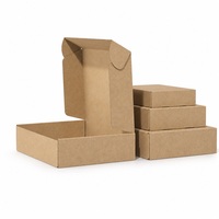 Umweltfreundliche Biologisch Abbaubare Klebstofffreie Selbstklebende Recycelte Kraftpapier-Wellpappe-Flugzeugbox Wiederverwendbar Flach Verpackt