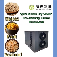 Industriële commerciële hoog-efficiënte groente-dehydrator warmtepomp voor het drogen van zeevruchten, fruit en specerijen - automatische energiebesparing