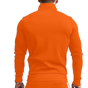 Survêtement Slim Fit de haute qualité pour hommes Ensembles de vêtements d'extérieur tricotés en Offre Spéciale Concevez votre propre style d'été à vendre - Product Image 3