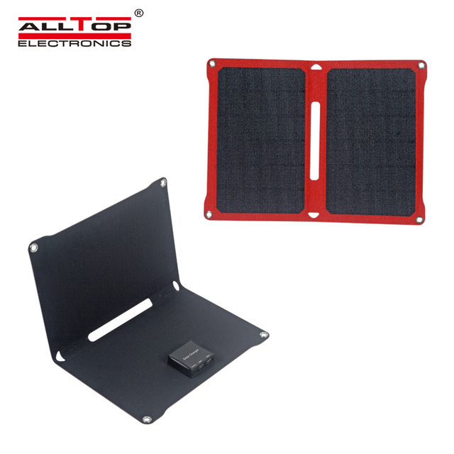 ALLTOP Hot Sale Efficient Power Generation Waterproof 6.5w 5v Solar Flexible Plate Folding Solar Panel