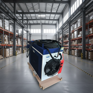 Machine de <span class=keywords><strong>nettoyage</strong></span> au laser à fibre refroidie par eau portative de 1500 W, qualité industrielle, écologique, facile à utiliser, aluminium, pierre - Product Image 6