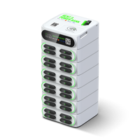 Station de Recharge Commerciale Personnalisée pour Téléphones Portables, Station de Charge Multiple Empilable 24 Fentes, Distributeurs Automatiques de Téléphones Mobiles avec PDV
