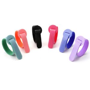 Bande adhésive auto-agrippante en nylon multicolore réutilisable, résistante à la chaleur - Product Image 2