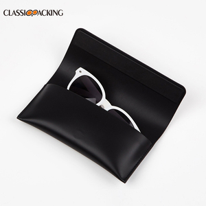 Gran Negro Original Diseñador Marca <span class=keywords><strong>Gafas</strong></span> <span class=keywords><strong>de</strong></span> sol PU <span class=keywords><strong>Gafas</strong></span> Estuche protector Estuche clásico - Product Image 4