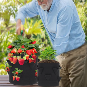 Дышащие тканевые горшки для растений для более здоровых корней: предотвращают переувлажнение и обжим корней в саду/домашнем гроубоксе - Product Image 4