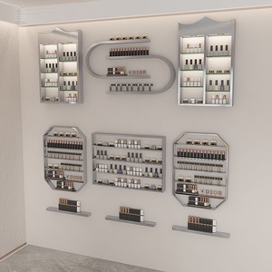 <b>Wall</b>-Mounted Plastic <b>Nail</b> Polish Display Rack for Professional Salon <b>Nail</b> Art DIY Storage and Display - Product Image 5